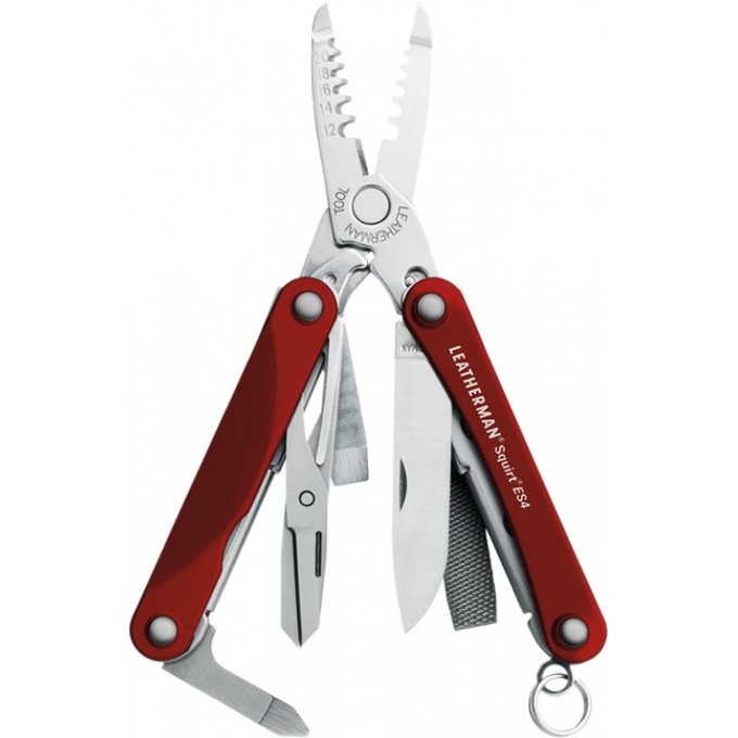Мультитул LEATHERMAN SQUIRT ES4 RED в подарочной упаковке 831237 Мультитул LEATHERMAN SQUIRT ES4 RED в подарочной упаковке 831237